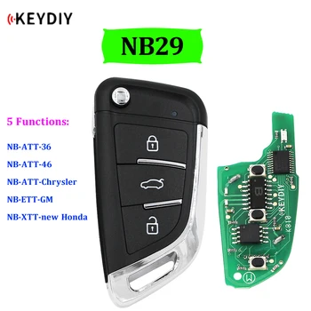 Multi-funcțional KEYDIY cheie de la Distanță NB29 pentru KD900 KD900+ URG200 KD-X2 5 funcții într-o singură cheie