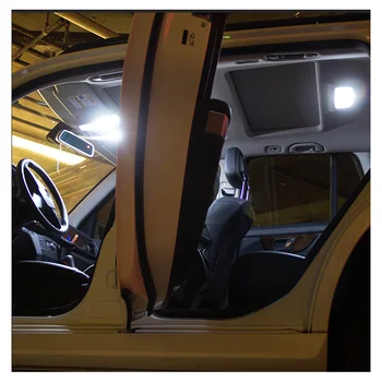 10buc Alb Masina Becuri cu LED-uri de Interior Hartă Dom Portbagaj Kit de Lumina Pentru a se Potrivi 2009-2017 2018 2019 Subaru Forester Usa Lampa plăcuței de Înmatriculare