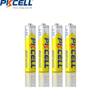 12Pcs PKCELL Baterie AAA 1.2 V Ni-MH 3A aaa Baterii Reîncărcabile AAA NIMH 600mAh baterie Cu Cicluri de 1000 de ori Capacitatea Reală