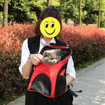 Poliester Călătorie Respirabil Rucsac Pentru Caini Carrier Portabil Care Transportă Saci De Pet Pisica În Aer Liber Sac De Ambalare Dasyure Animale De Companie Cățeluș