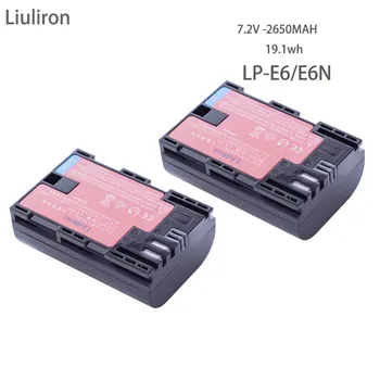 LP-E6 LP-E6N LP-E6 Acumulator Camera Realizate Cu Japonia Celule pentru Canon LP-E6 EOS 5DS 5D Mark II, Mark III, 6D, 7D, 60D 60Da 70D 80D