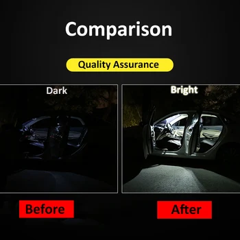 14Pcs Auto Interior Alb Becuri cu LED-uri Pachet Kit Pentru AUDI A6 4F C6 S6 RS6 2005-2011Sedan Harta Dom Portbagaj Lampa Iceblue