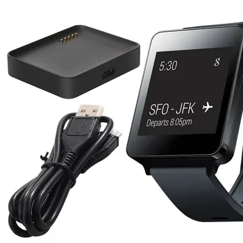 De înaltă Calitate de Încărcare de Andocare cu Cablu de Încărcare Încărcător Ceas pentru LG G Watch W100 / W110 / W150 Ceas Inteligent Incarcatoare USB Adaptor