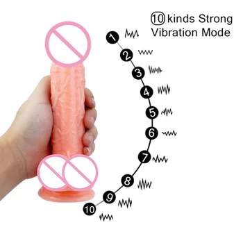 Curea Pe Mare Dildo Vibrator Anal Plug Jucarii Sexuale Femei Lesbain Vibratoare Penis ventuza G-spot Stimulator Clitoris Masturbaor