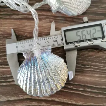 Fierbinte de Vânzare de 1,5 M 3M Zână Ghirlanda LED-uri Shell Șir de Lumini de Vacanță lampa Pentru Pomul de Crăciun Nunta Acasă Decor Interior