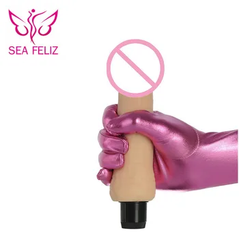 SEAFELIZ 7.9 Inch Vibratoare Vibrator Realist,impermeabil Real Simt Penisul Vibrator, Sex Tos Pentru Femeie