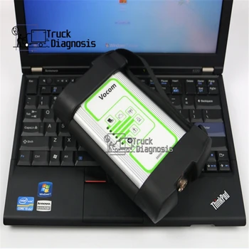 Camion instrument de Diagnosticare pentru volvo Vocom 88890300 scanner cu laptop instalați software 2 în 1 laptop/Hard Disk ASV