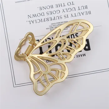 20buc Aur de culoare Frunză de Gheare de Păr Clipuri pentru Femei de Metal Crab Trendy Ac de Prindere Agrafa Fete Noua Moda Bijuterii Cadouri