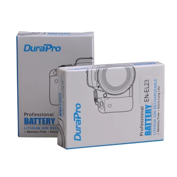 DuraPro EN-EL23 RO EL23 1850mAh 3.8 V Reîncărcabilă Li-ion Baterie + LCD USB Incarcator pentru Nikon COOLPIX P600 S810c P900 P610 Camera