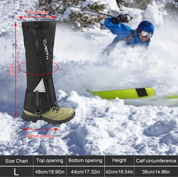 În Aer Liber Camping Drumetii Alpinism Impermeabile Jambiere Ghetre Pentru Bărbați Și Femei Teekking Schi Deșert De Zăpadă Cizme Pantofi Acoperă