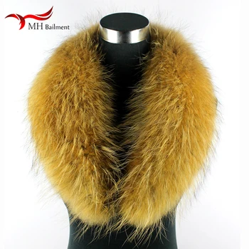 Culoare naturala raton blană de vulpe guler esarfa noua moda autentic fox eșarfă de blană la gât șal cald bărbați și femei, salopete