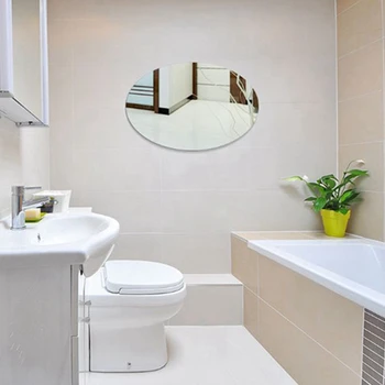 Toaleta Baie Living Dormitor Dulap Decor Acasă Autocolante De Perete Oglindă Autocolante