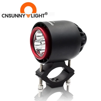 CNSUNNYLIGHT Motocicleta Turbo Faruri LED lumina Reflectoarelor Lanterna Strobe Lumina Super-Luminos 40W 3800Lm Ceata Faruri Lampa