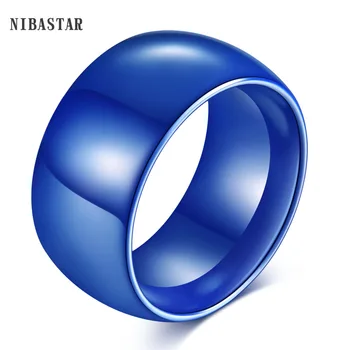 Alb/Albastru 2 Culoare Unisex Bijuterii statele UNITE ale americii Dimensiune 6-11# de Lux Largă Inele Ceramice Inel de Nunta Vogue Largă de Ceramică Ring
