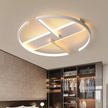 LICAN cu LED-uri Moderne Candelabru Tavan pentru camera de zi Dormitor decor Alb Luciu Avize Candelabre de Iluminat pentru acasă