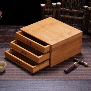XMT-ACASĂ plin de bambus cutie de ceai puer ceai colectorului pentru ceai puer 357g ceai Chineză Yunnan Puer 1 buc