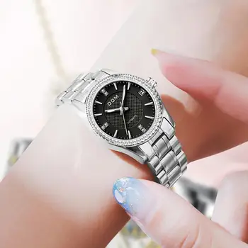 DOM automate mecanice watchfashion bărbați ceas luminos ceas de cuplu afaceri otel inoxidabil rezistent la apă de sex feminin ceas sport
