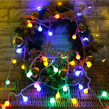 10m 20m 30m 50m 220v Zână Ghirlanda LED Mingea Șir de Lumini Impermeabil Lampă Decorativă Pentru Pomul de Crăciun de Nunta Decor Acasă