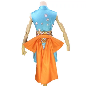 Anime One Piece Nami Yukata Wano Țară Cosplay Costum Femei Fete Kimono Pentru Halloween Personaliza Costume