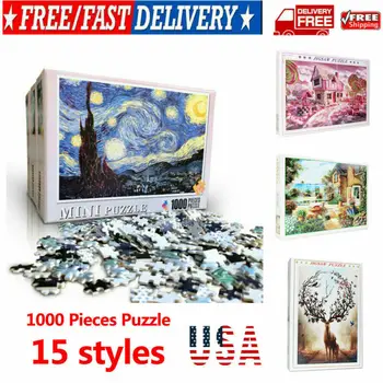 1000 de Bucăți Peisaj Frumos Jigsaw Puzzle Jucarii Educative Copac Dragoste Puzzle Educativ Jucărie DIY pentru Copii/Adulți Cadou de ziua de nastere