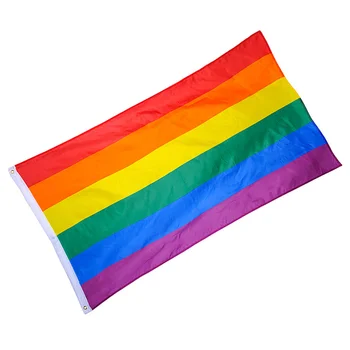 1buc Poliester de Mare Mândrie Steagul în aer liber Banner 60*90cm Poliester Steag Curcubeu Gay Pavilion Pentru Gradina Decor Acasă