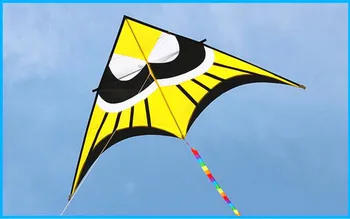 Transport gratuit Triunghi zmeu care zboară în aer liber, jucării nailon bat zmeu fabrică pentru copii roata sarpe vultur scrupule albatros strălucire cablu
