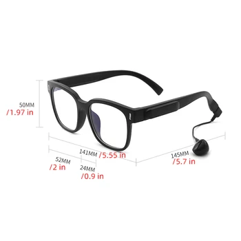 3IN1 bluetooth 5.0 Polarizate Inteligent Căști Sport ochelari de Soare Wireless Audio ochelari de Soare IPX7 Cască Căști Boxe cu microfon