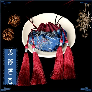 Neimblanzita Plic Maestru de Demonic Cultivarea Wei Wuxian Amuleta Husă de Pânză de Sac Tassel Pandantiv Accesorii Cosplay