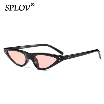 Moda Mic Cateye ochelari de Soare pentru Femei Barbati Mici Waterdrop Ochelari de Soare Masculin Feminin Retro Nuante de Negru Fierbinte de Vânzare Oculos De Sol