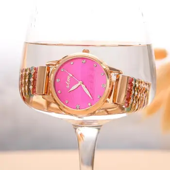 Naturale turmalina brățară de piatră & 33mm ceas bijuterii DIY pentru femeie impermeabil ceas pentru plaja vara en-gros !
