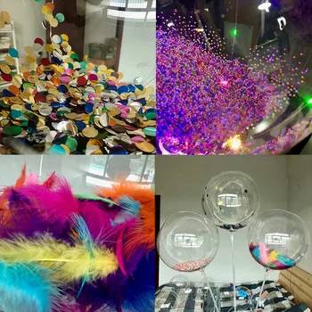 10buc Spuma pene Condus Balon cu heliu confetti balon globos 20inch Transparent de decorare ziua de nastere petrecere de nunta, baloane