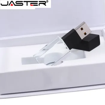 JASTER Nou LOGO-ul Personalizat de Cristal Usb 2.0 de Memorie Flash Drive cu o Cutie-Cadou 2GB 4GB 8GB 16GB 32GB 64GB(Peste 10buc Gratuit Logo-ul)