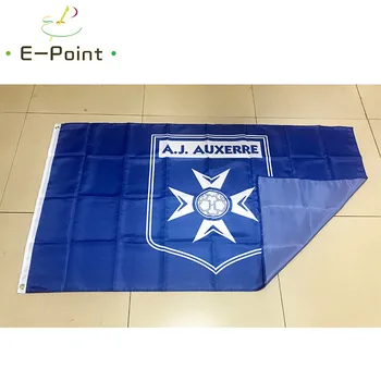 Franța AJ Auxerre 3ft*5ft (90*150 cm) Dimensiuni Decoratiuni de Craciun pentru Casa Pavilion Banner Cadouri