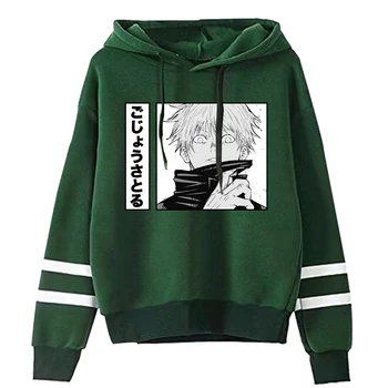 Jujutsu Kaisen Graphic Hoodie Cald Iarna Anime Streetwear Harajuku Gojo Satoru Dungi Hanorace