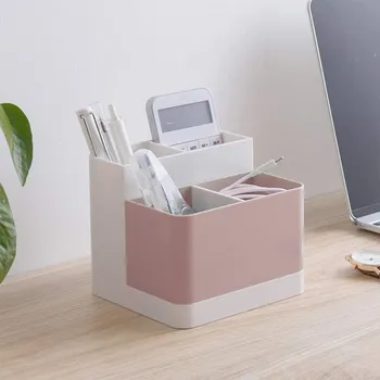 Desktop Organizator de Stocare Creion Titularul Cardului de Box Container pentru Birou, Rechizite de Birou, Măsuță de toaletă