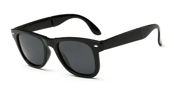 2017 moda pliere polarizat ochelari de soare de Lumină Portabile, Pliabil UV400 polaroid cumpărături de conducere în aer liber, designer de ochelari de soare