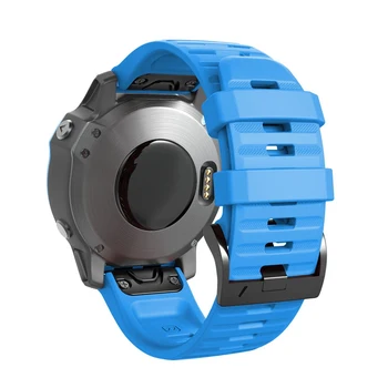 JKER 26 22mm Quick fit Watchband pentru Garmin Fenix 6X 6 Pro Ceas Silicon se potrivesc Ușor Încheietura Banda Curea Pentru Fenix 5X 5 3 3 ORE 935 945
