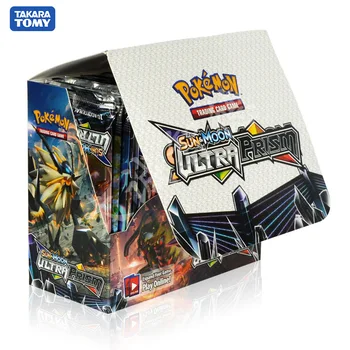 324Pcs/Cutie Carte de Pokemon TCG Soarele și Luna Ultra Prisma 36 Pack Booster Box Colecta Joc de cărți de Tranzacționare Carte Colecta carduri