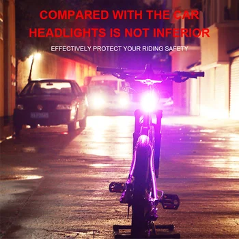 120 Lumeni LED-uri Impermeabil Coada de Lumină Biciclete Coada Lumina pentru Bicicleta USB Reîncărcabilă Reflector spate, Lumini de Biciclete Lampa Accesorii