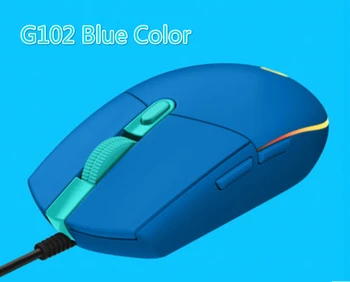 Soareci Mouse de Calculator RGB Reîncărcabilă Mause Original Logitech G102 Mouse cu Fir Cu Box Jocuri souris 200-8000 DPI Gamer