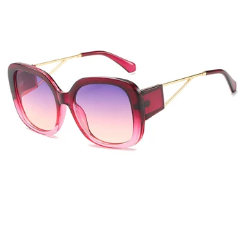 Red Vintage Square ochelari de Soare Femei de Moda Noua Marca de Lux Nuante Pentru Femei de Moda Ochelari Supradimensionate UV400 Ochelari