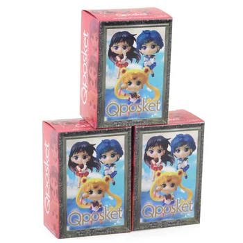 6.5 cm 3pcs/set Sailor Moon Tsukino Jupiter Saturn din PVC Figura de Acțiune de Colectare de Jucarii Model Brinquedos cadou de Crăciun
