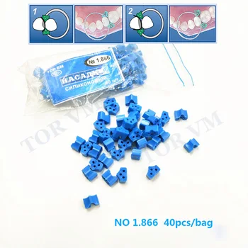 40pcs/sac Dentar Silicon Pene Add Pe Pene de Cauciuc TOR VM Nu 1.861 Dentare Inel de Tine Stomatologie Laborator Materiale de Instrumente stomatologice