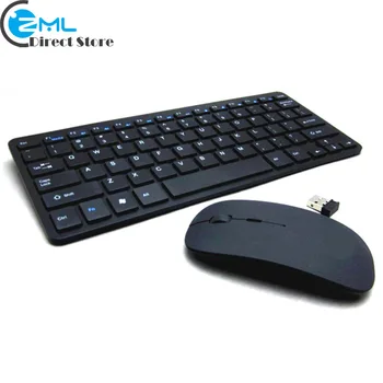 W28 Subțire Tastatură fără Fir Mouse-ul Ergonomic Multimedia Keyboard 78 Chei Compact Mini Tastatura 2.4 Ghz 10 m Gama de PC-ul de Calculator
