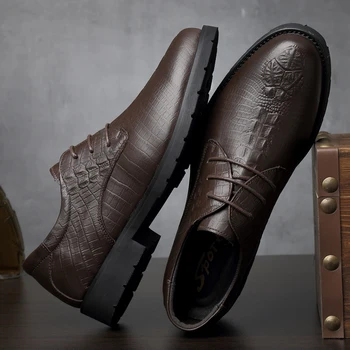 Populare Mens Pantofi De Afaceri Din Piele Barbati De Lux, Pantofi De Brand De Moda Pentru Bărbați Negru Cod De Pantofi De Dimensiuni Mari Rochie De Petrecere Pantofi Pentru Bărbați