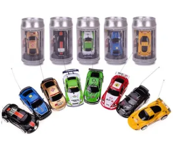 8 Culori Calde de Vânzări de 20 km/h cutie de coca-Cola Mini RC-Car Radio Control de la Distanță Micro Curse Auto 4 Frecvențe Jucărie Pentru Copii Cadouri Modele RC