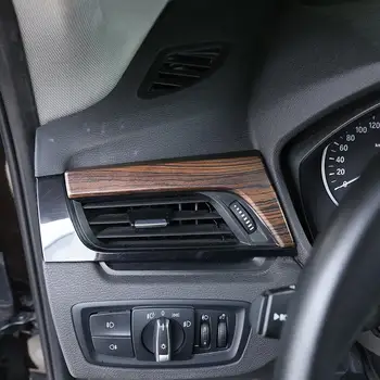 2 buc Lemn de Pin de Cereale ABS Plastic Consola centrala Protecție Capacul Panoului Ornamental pentru BMW X1 X2 F47 F48 2016-2019 Modele de Accesorii