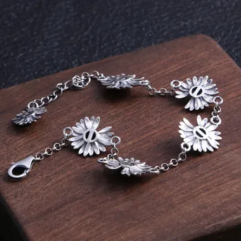 Noi S925 argint pur daisy doamnelor crizantema brățară moda bijuterii creație populară femeie brățară