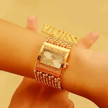 Femei de Lux, Aur, Ceas de Brand SOXY Ceasuri Mujer Relojes Rochie de Cuarț oțel inoxidabil elegant, Feminin calitate Superioară ceasuri de mana