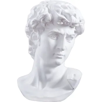 Rasina Figura Statuia De Ipsos Figura Decor De Artă De Mare De Elemente De Recuzită Portret Sculptura Model Cap De Om Ornament Cadou Home Decor